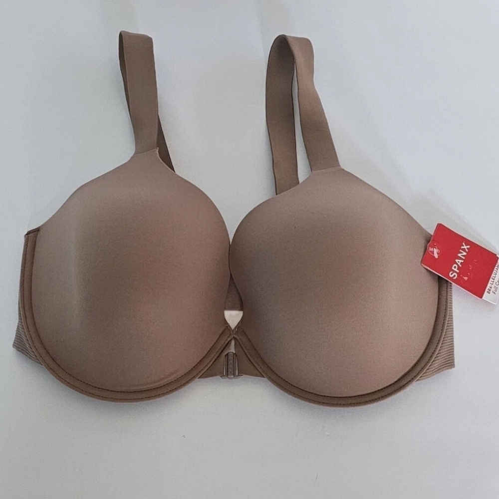 Spanx Bra-llelujah Lightly Lined Full Coverage Bra 38DD Beige